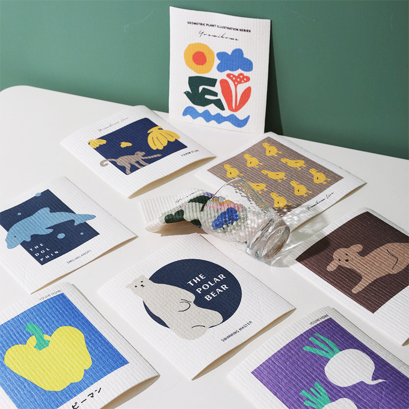 德国木浆棉厨房去油洗碗布百洁布