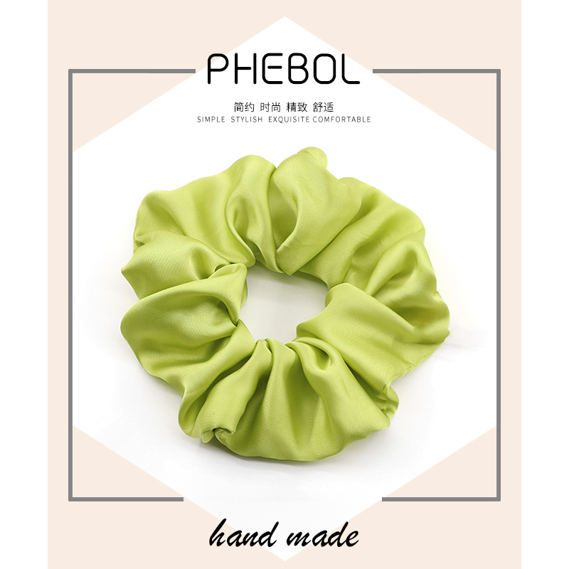 菲啵尔虞书欣同款真丝肥肠发圈