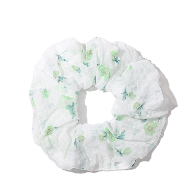 菲啵尔碎花雪纺夏季大肠发圈