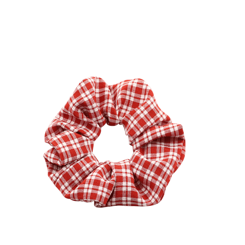 ins条纹格子网红同款扎头发绳