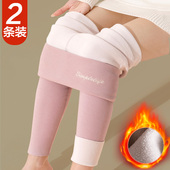 高腰无痕打底棉毛裤 德绒秋裤 线裤 羊羔绒保暖裤 加绒加厚 女内穿冬季