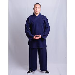 新款武当道服三清领道士服装春秋道袍男道衣武术练功服太极拳服女
