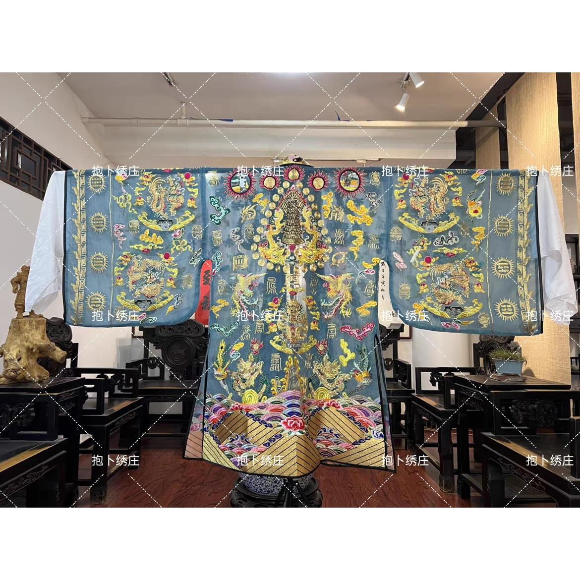 新款道士服纱料团龙小袖箫台二十八星宿道家高功法衣降衣道袍多色