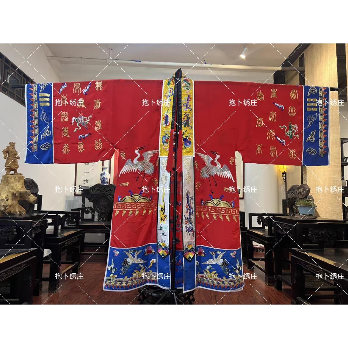 新款道士服全金萧台寿字法衣道家高功法衣降衣道袍多色可选