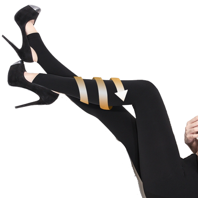 phisofa上海厚木280D毛圈发热彩椒打底裤连裤袜ELC04006