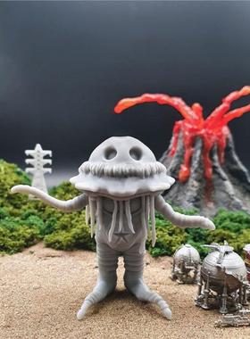 潮玩DIY手工 杰克奥特曼名鉴怪兽巴利凯恩1/64人偶模型手办场景