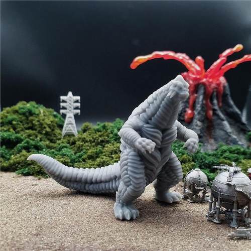 潮玩DIY手工 帕瓦特奥特曼明鉴怪兽 雷德王(公)1/43模手办场景