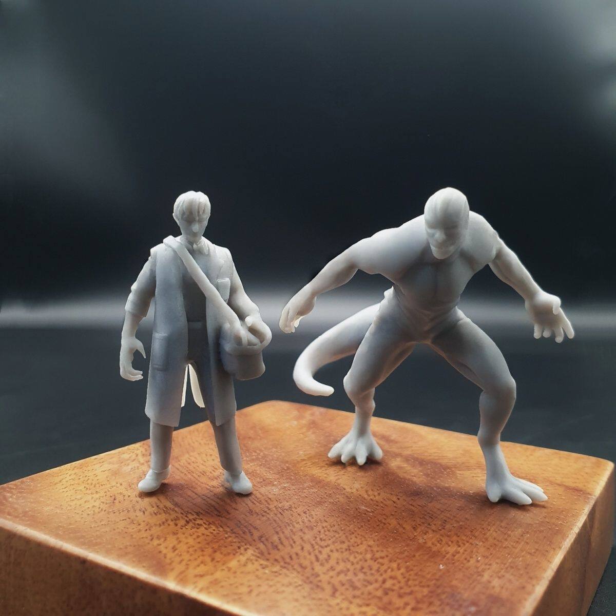 还原剧中微缩场景小比例手办电影系列神奇蜘蛛侠蜥蜴博士场景白模