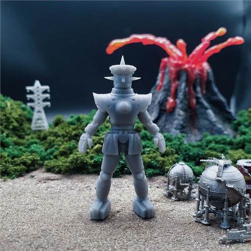 潮玩DIY手工 赛文奥特曼明鉴怪兽金属生命 大铁块 1/43模手办场景