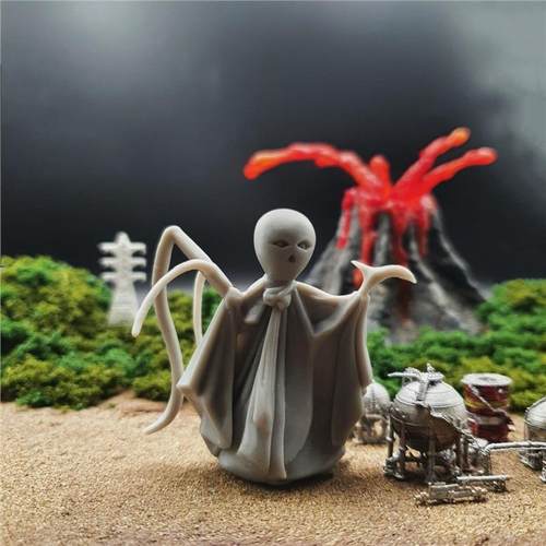 潮玩DIY手工 雷欧明鉴怪兽圆盘生物系列 诺瓦 1/43模手办场景