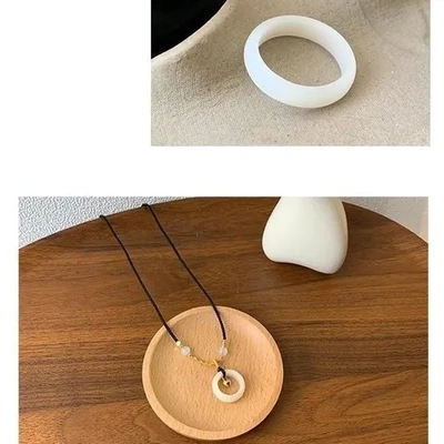 挂件平安扣戒指吊坠礼物送给白玉菩提礼品对象手工项链情侣的手链