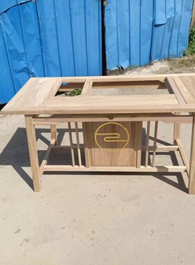 新中式小茶桌阳台家用全实木茶台
