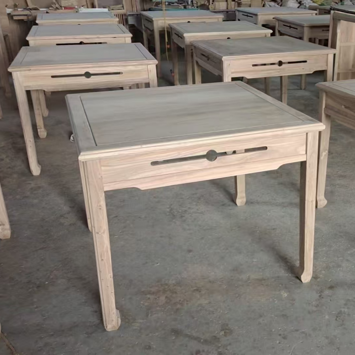 八仙桌方桌正长方形餐桌椅组合