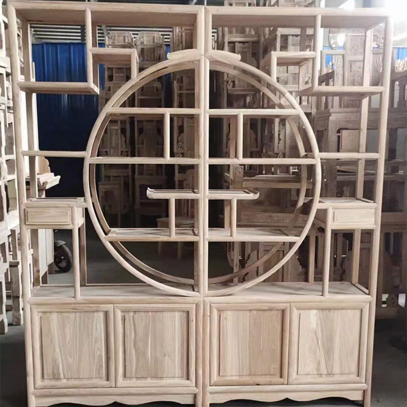 实木置物中式展示柜博古架古董架