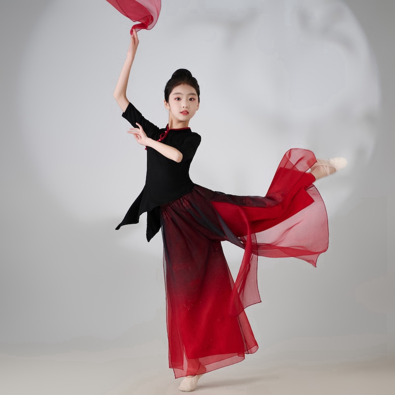 儿童古典舞蹈服装中国风