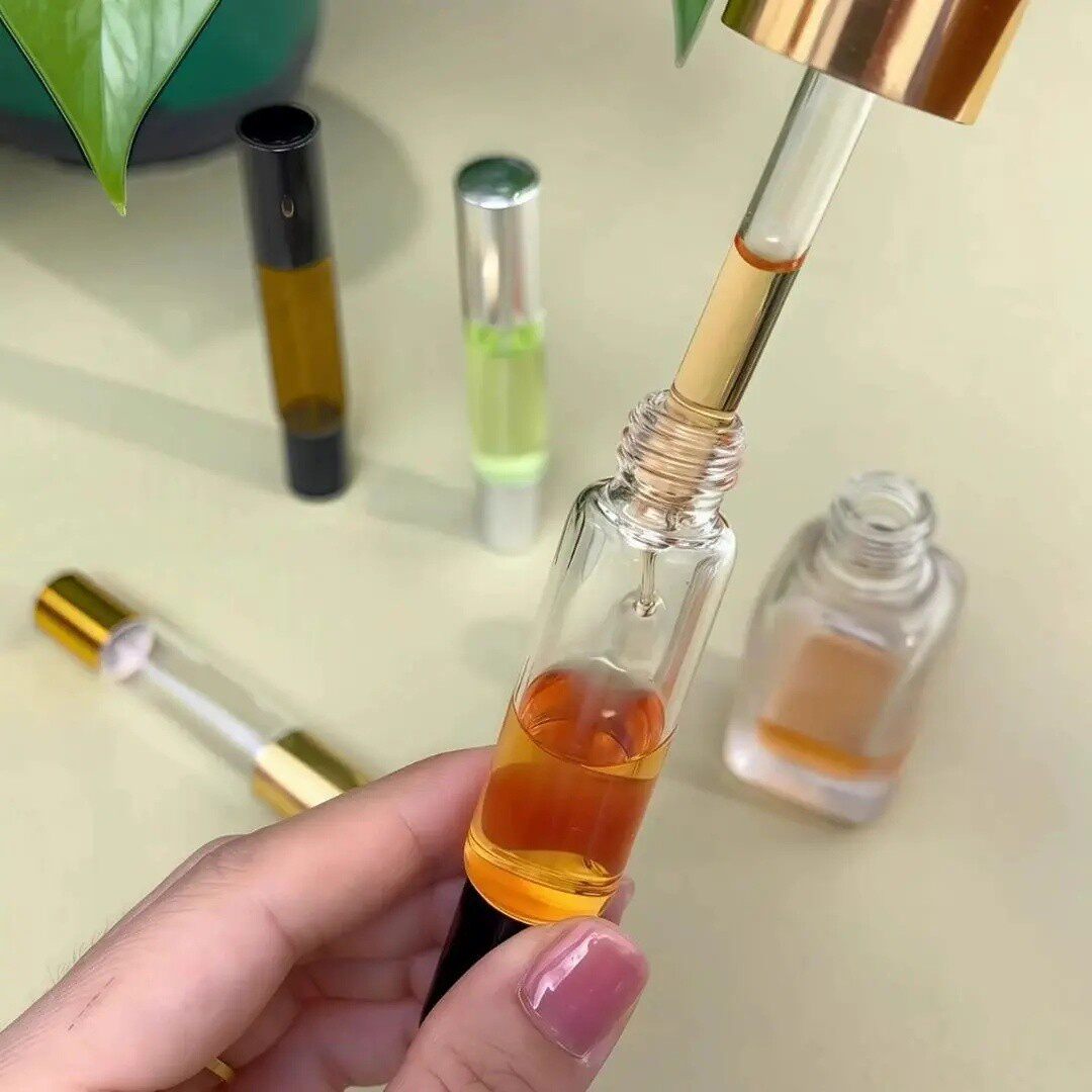 T2双头两用香水分装瓶香薰配件滚珠瓶细雾喷雾瓶避光小样瓶H888