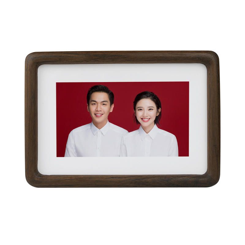 海马体结婚登记照相框高级感喜字婚姻纪念加洗证件照片情侣摆台