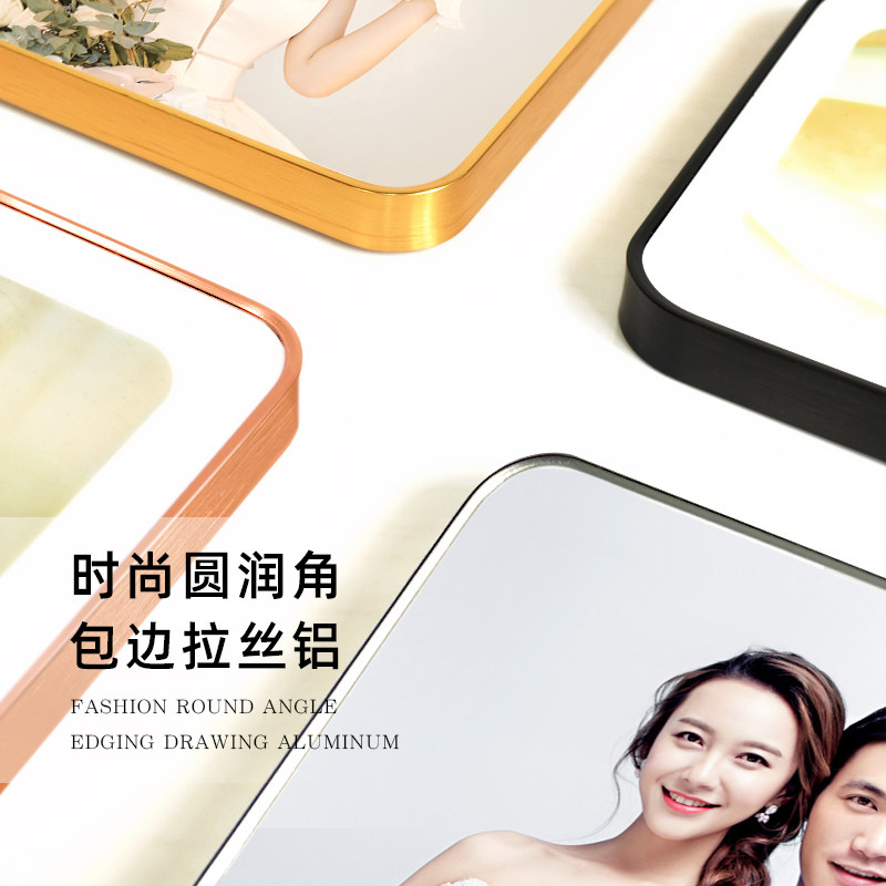 大韩水晶拉米娜版画相框摆台照片定制相片放大打印带冲印洗印相册