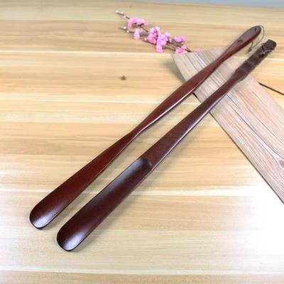 高品质拔子长柄家用竹子提鞋拔子不弯腰老人长把鞋拔子长鞋拔子长