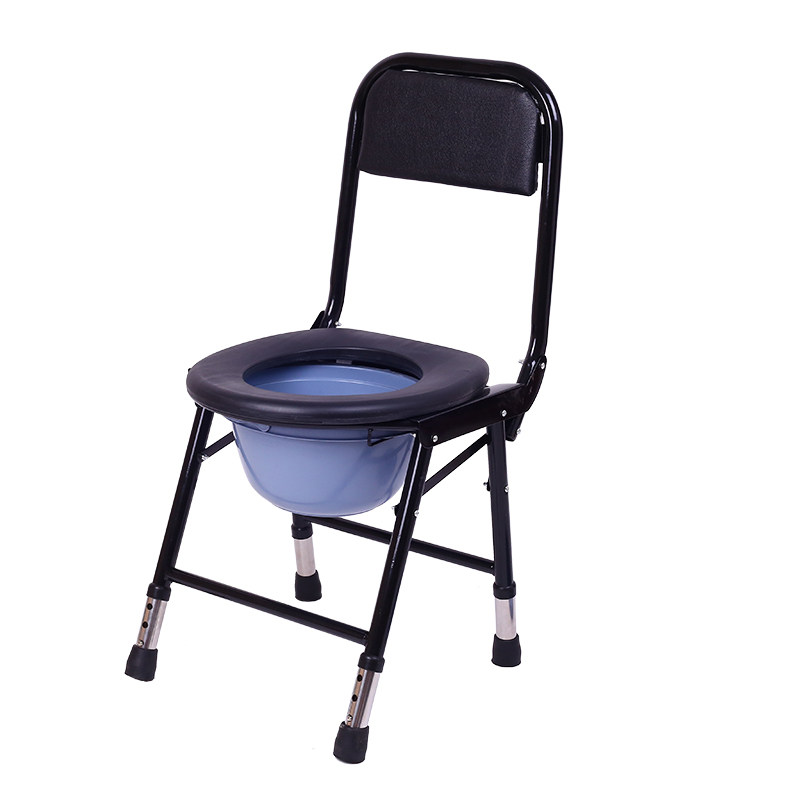 领超人可调节高度老成马人桶老坐年便椅病人人坐便器移动马桶椅子