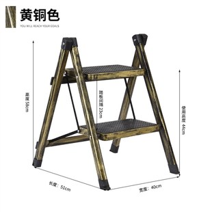 子凳梯创台阶厨凳房h用子缩凳两用阶步梯伸d梯折二层梯家楼叠三凳