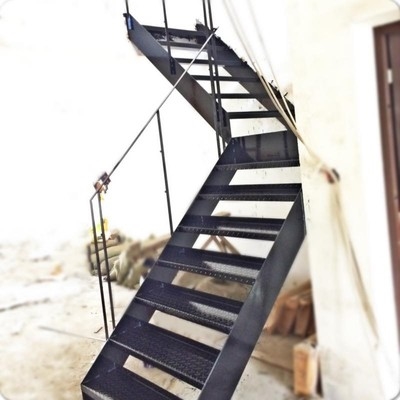 新高档钢楼梯楼f结构工字钢加焊接艺阁钢隔搭d建隔层铁槽层常州楼