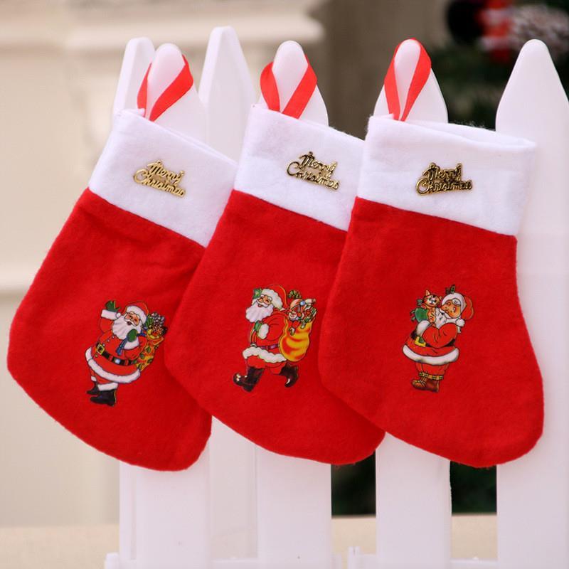 Christmas Decoration Gift Bag Small Size Christmas Socks Sma