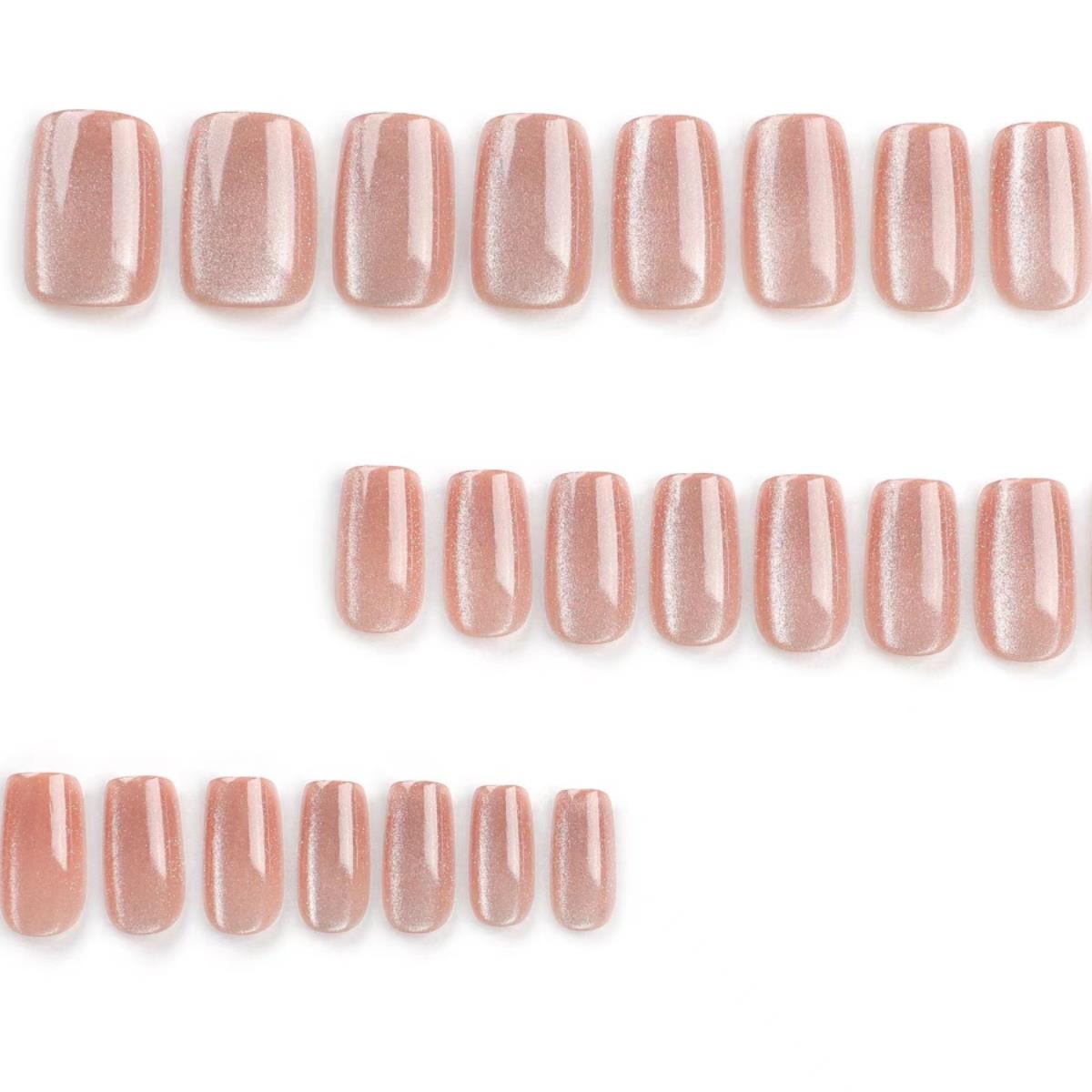 24pc Nails Art Fake Nail Tips False Press on Coffin with