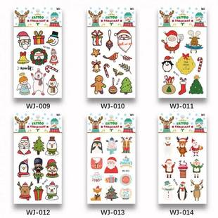 New Year Temporary Tattoos Children Cartoon Tatoo Sticker Sn