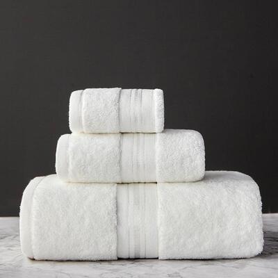 Cotton Towels Set 3Pcs Bath Towel And Face Towel washcloth