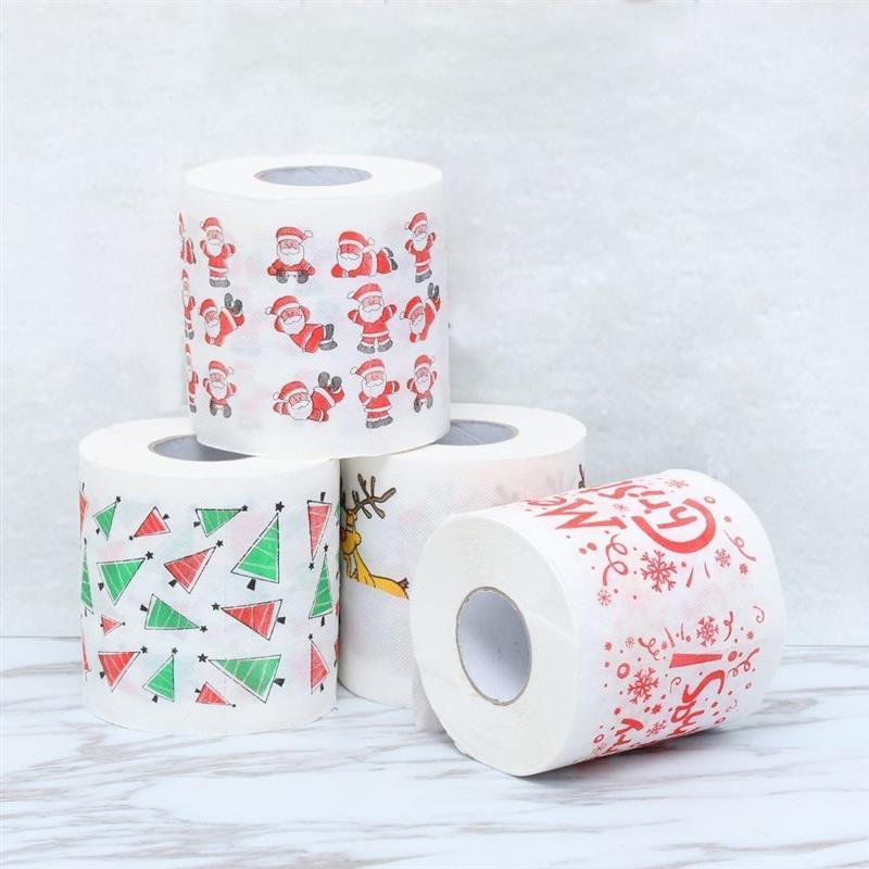 Christmas Pattern Series Roll Paper Christmas Decora无品牌/t