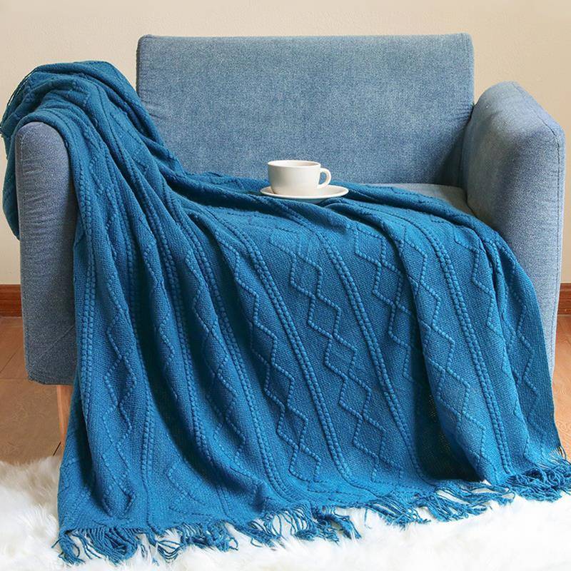 Blanket Soft Throw Blanket On Sofa Bed Plaid56-3jgkjs Adult