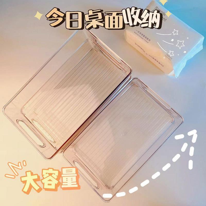 Portable Transparent Makeup Organizer Storage BoFWGx Acrylic