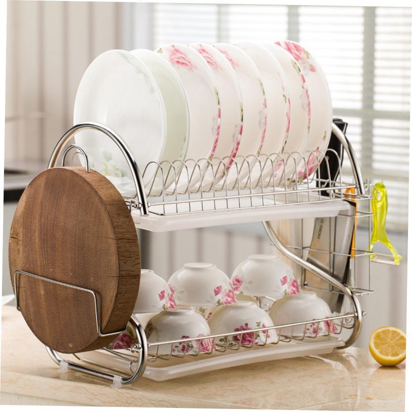 dish drying rack storage kitchen cup holder organizer洗碗架