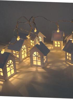 1.5M 10pcs LED Christmas Tree House Style Fairy Light Led灯0