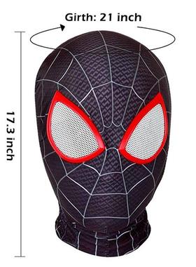 Spiderman Mask Superhero Miles Morales Peter Parker