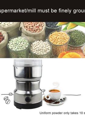 Electric Coffee Grinder Beans Nuts Spice Grinding