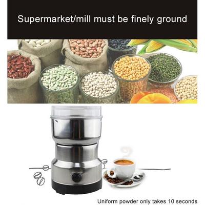 Electric Coffee Grinder Beans Nuts Spice Grinding