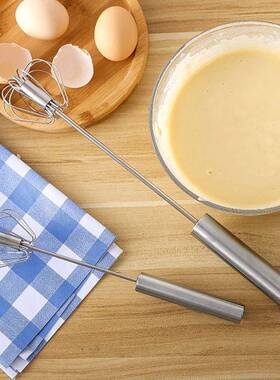 NYXSemi-automatic Egg Beater Stainless Steel Whisk Manual Pr