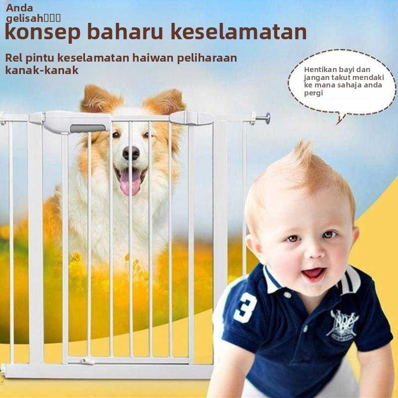 Child protective barrier stair gate pet dog isolation door b