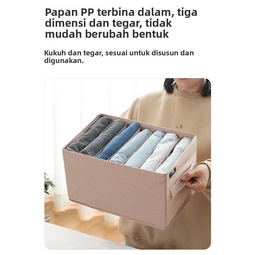 pants and clothes storage artifact household drawer dividing