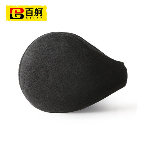 百舸冬季保暖耳罩加厚加绒不勒后戴式耳暖黑色常规款