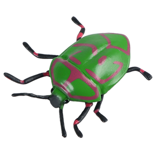 林畅模玩儿童昆虫玩具金绿宽盾蝽模型仿真虫子臭虫放屁虫甲虫动物
