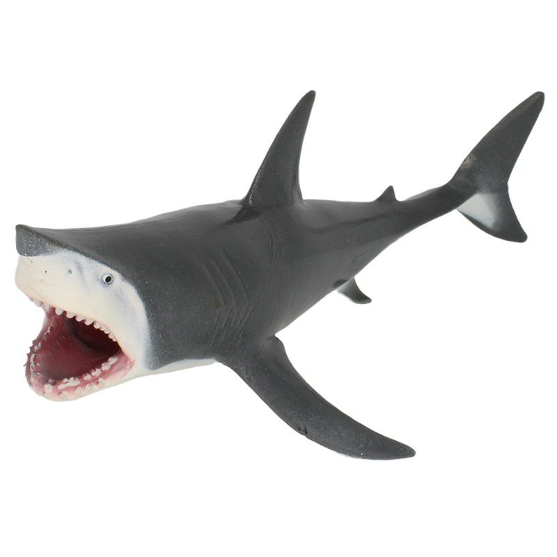 林畅儿童仿真鲨鱼玩具大白鲨模型海洋动物鲸鱼套装虎鲸白鲸抹香鲸