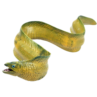 林畅模玩儿童海洋生物玩具裸胸鳝模型深海底海鳗仿真动物鳗鱼套装