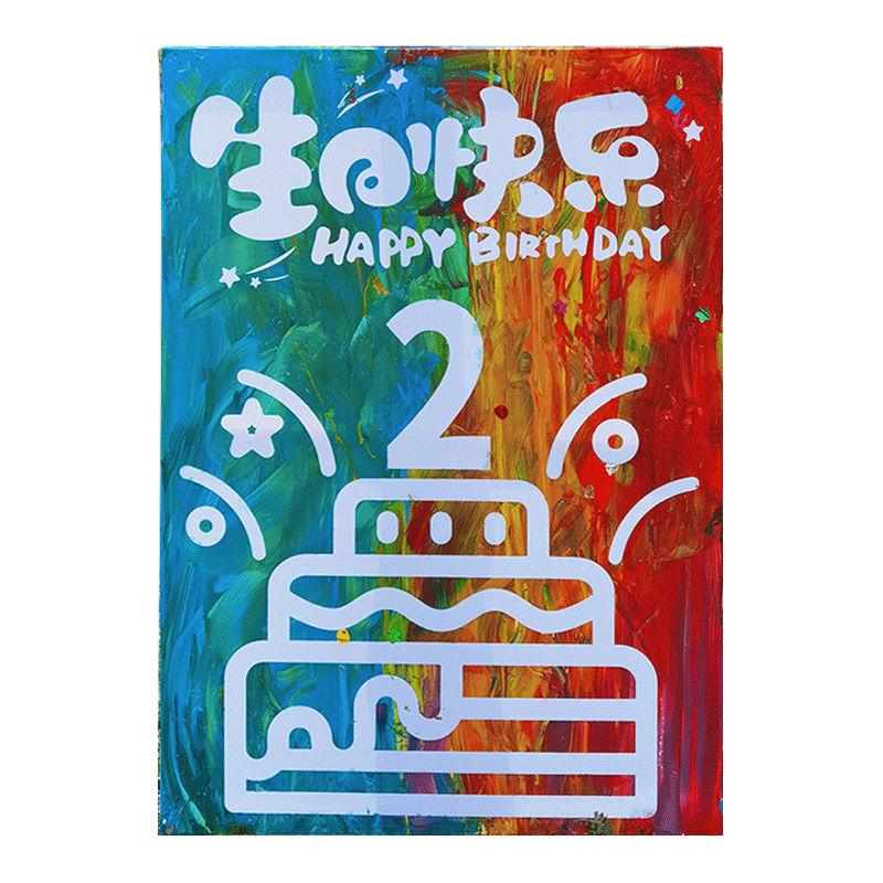 当天发货丨儿童生日涂鸦画板生日