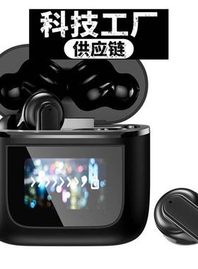 深圳瑞禾科技私模智能彩屏主动降噪无线蓝牙耳机真无线立体声耳塞