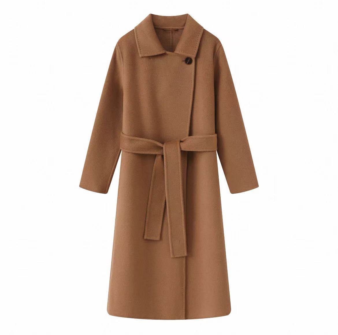 尔东秋冬新款高端奢品100％纯钻石驼绒大衣正肩中长款经典一粒扣,女装/女士精品,毛呢外套,淘宝优惠券,粉丝福利购,淘宝优惠卷