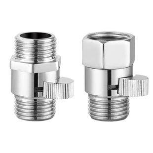 4分直通阀门全铜加厚调节止水快开关内外丝花洒淋浴喷头家用明阀