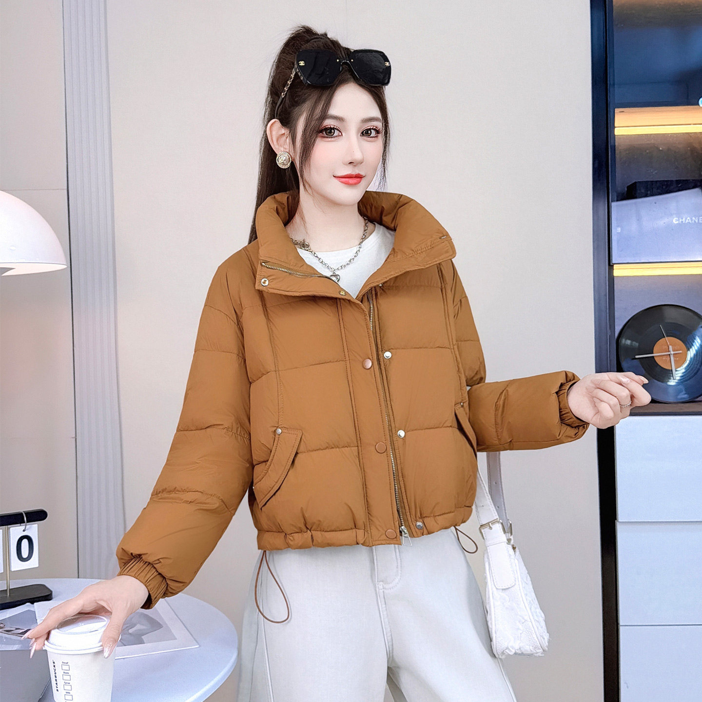 时尚短款棉衣女冬季新款立领宽松显瘦棉服加厚保暖小个子棉袄外套,女装/女士精品,棉衣/棉服,淘宝优惠券,粉丝福利购,淘宝优惠卷